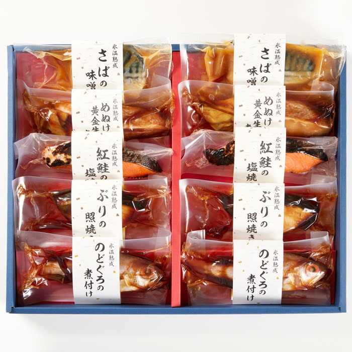 《お歳暮》氷温熟成 煮魚・焼魚ギフトセット 10切〈NYG-10〉TMKSAD
