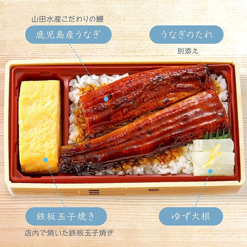 山田水産 鹿児島県産 うな重 鉄板玉子焼き入 TMUN0802 【現地受取】