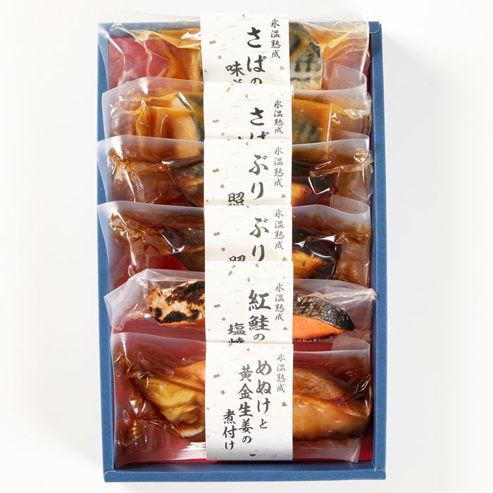 《お歳暮》氷温熟成 煮魚・焼魚ギフトセット 6切〈NYG-6〉TMKSAD