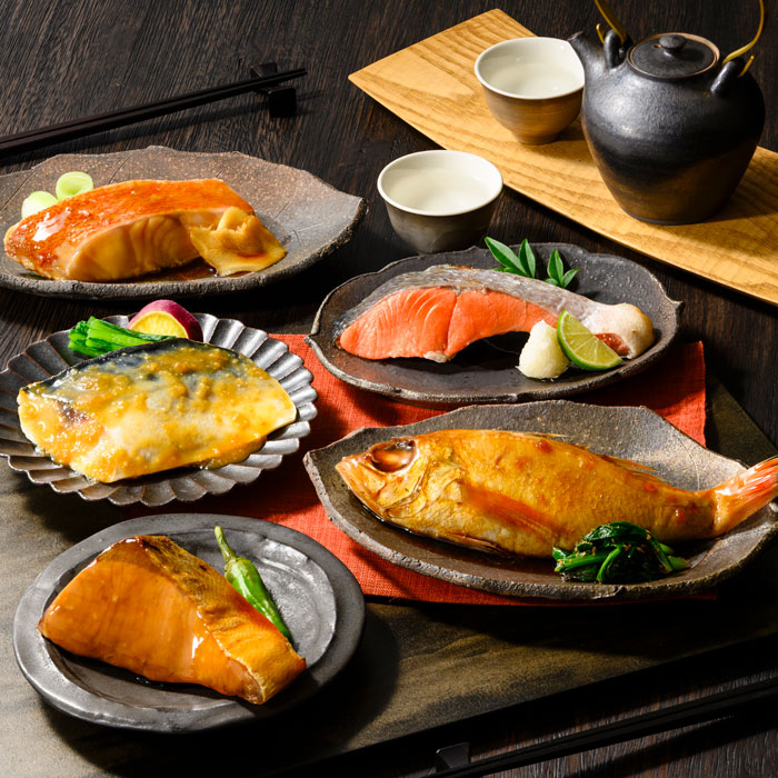 《お歳暮》氷温熟成 煮魚・焼魚ギフトセット 10切〈NYG-10〉TMKSAD