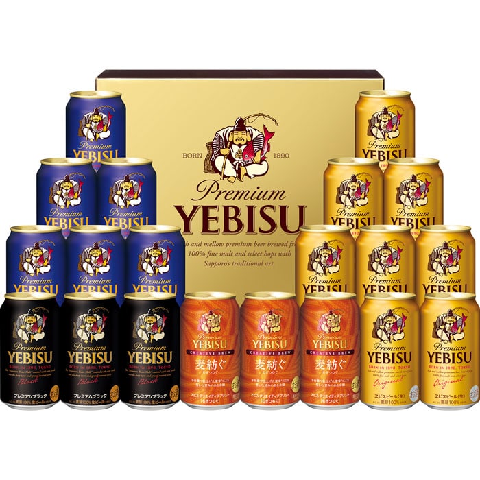 《お歳暮》サッポロビール ヱビス4種の味わいセット〈YEF5DT〉TMKSAD