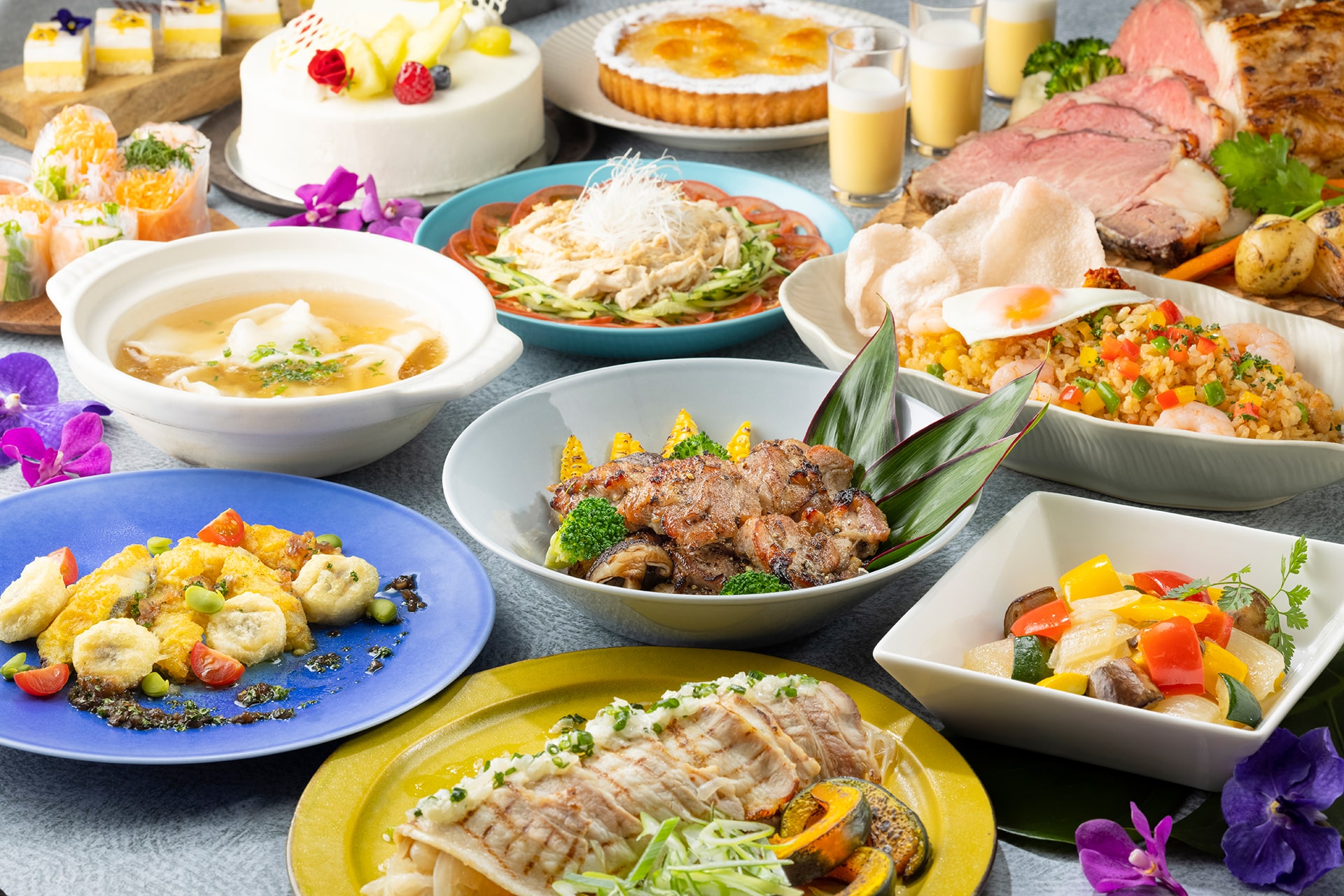 【2F ヴェルデュール 8/8~8/16】お盆ファミリービュッフェ(ランチ)