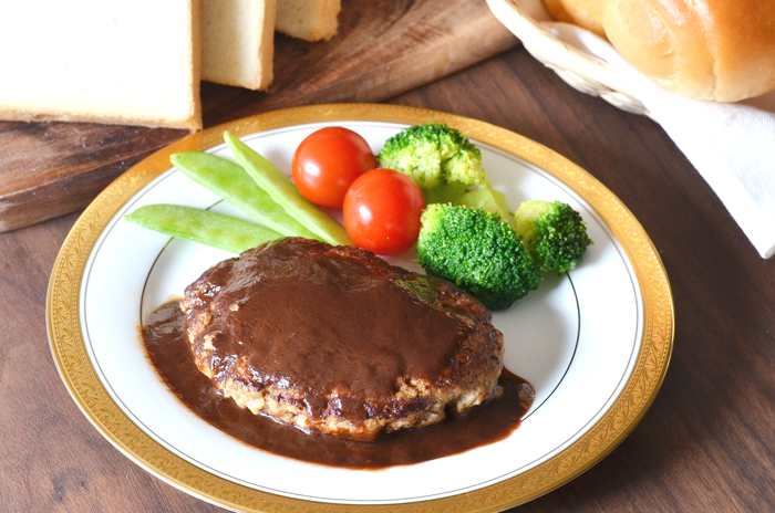 金谷ホテルベーカリー オリジナルハンバーグステーキセット6袋入り (ソース付) 【送料込】