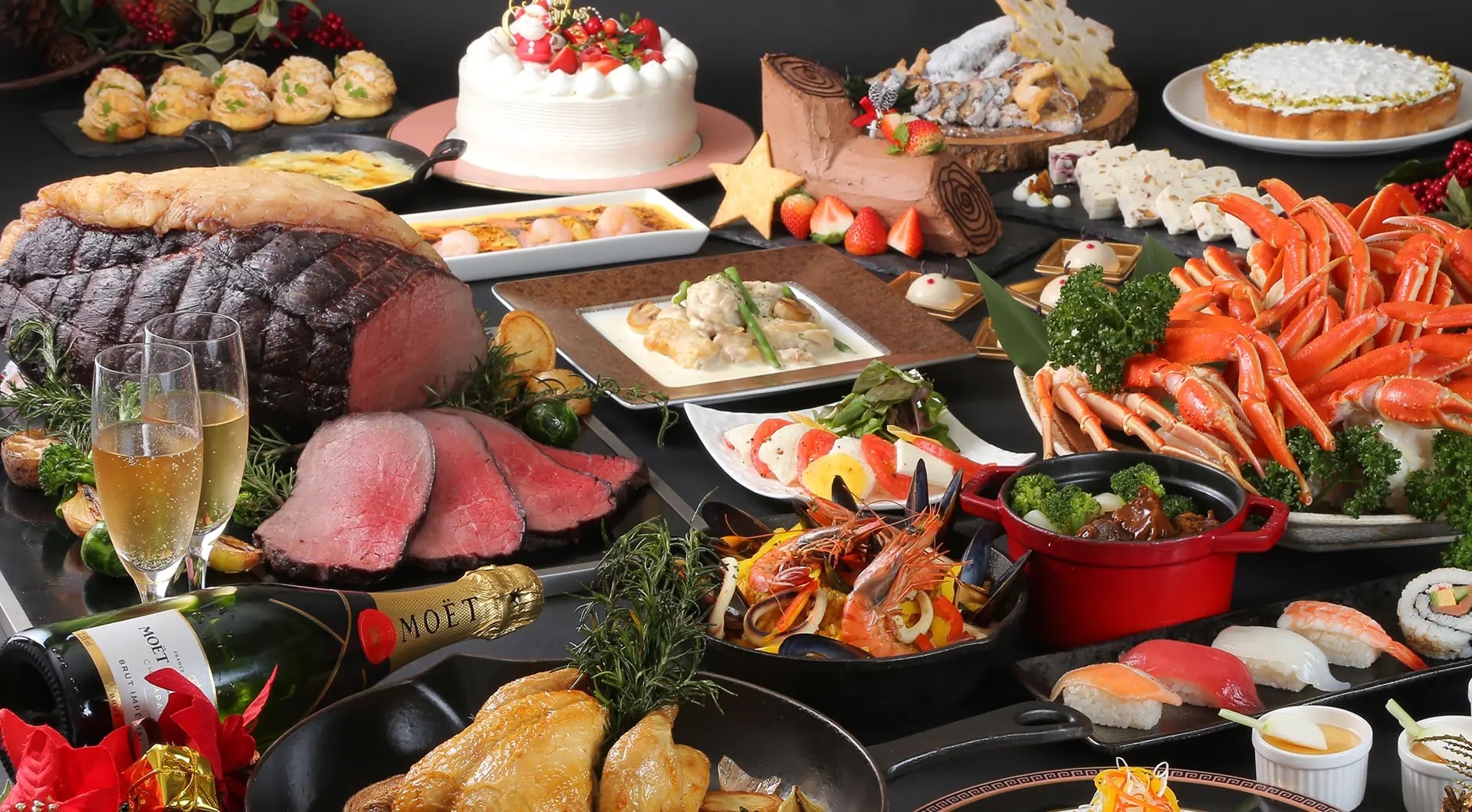 【期間限定】クリスマスディナーブッフェ(成田東武ホテル)