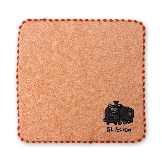おえかきさんMINI TOWEL(SLたいじゅさん)