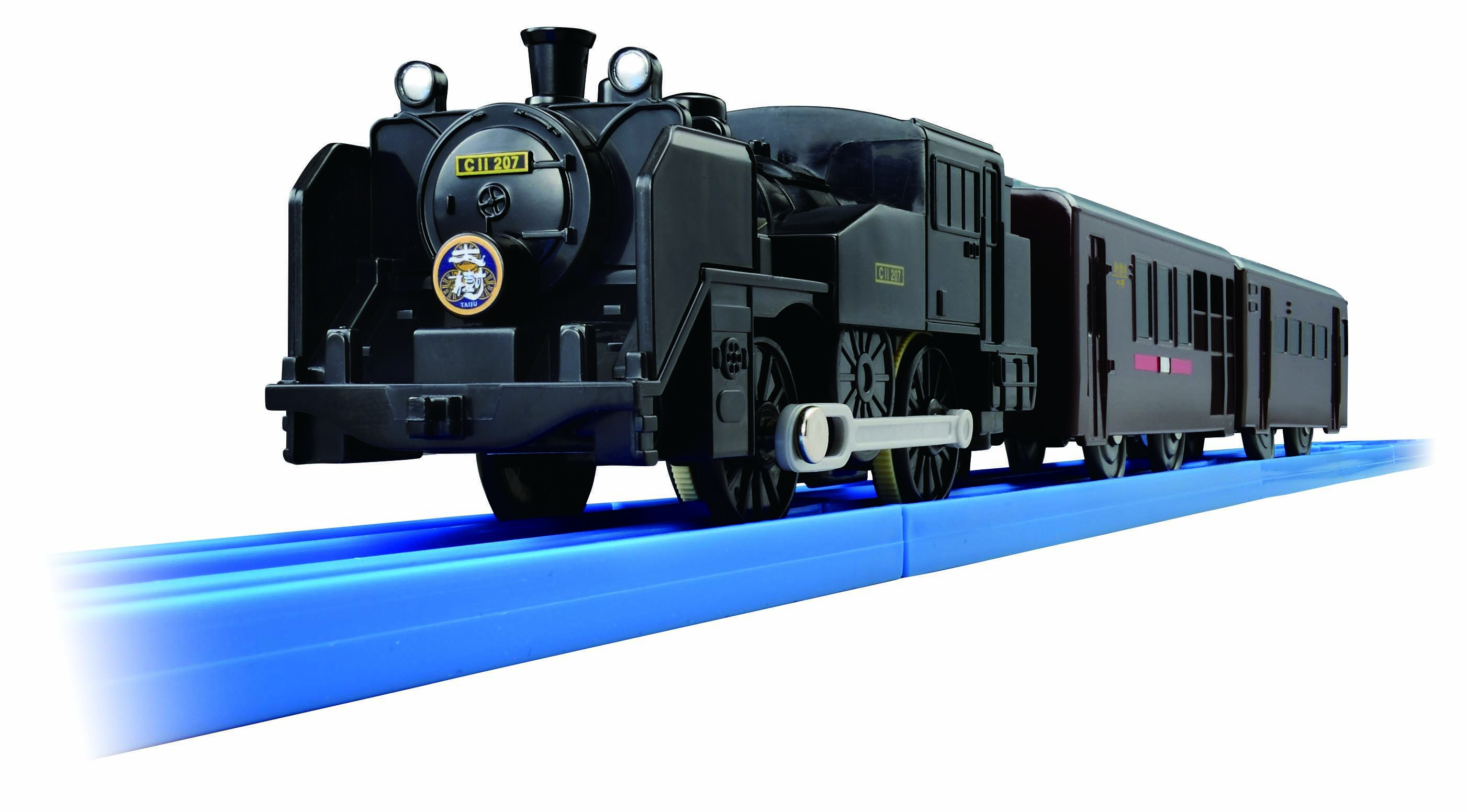 プラレール東武鉄道SL大樹C11形207号機(客車:ぶどう色)
