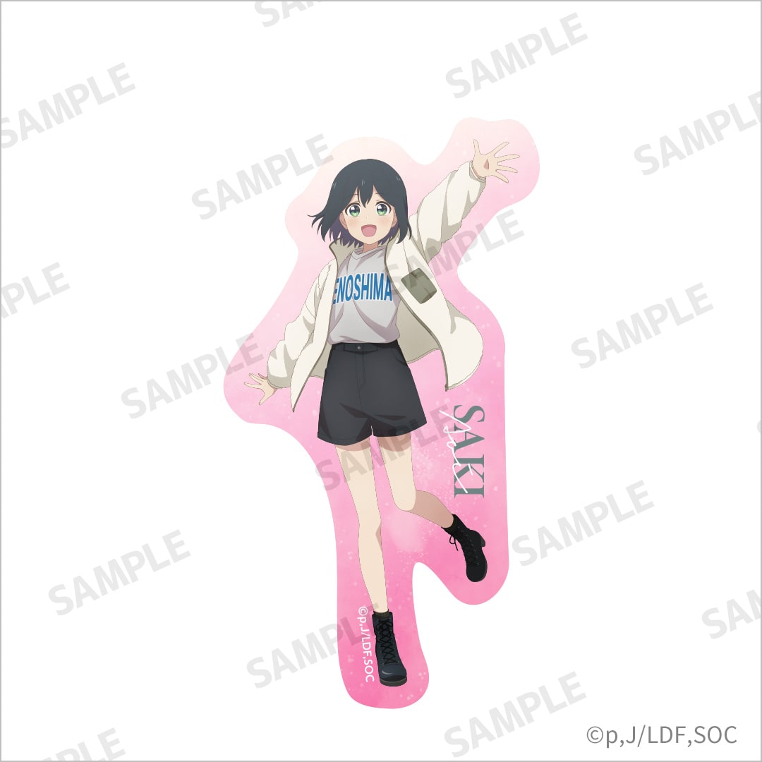 アニメ・先輩はおとこのこ ダイカットステッカー(蒼井 咲)