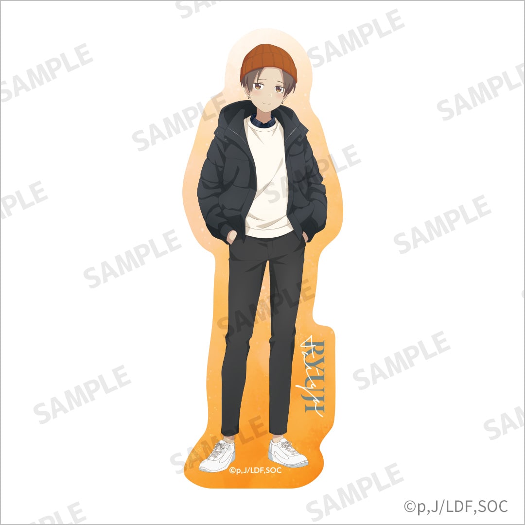 アニメ・先輩はおとこのこ ダイカットステッカー(大我竜二)