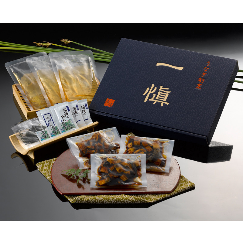 愛知 うなぎ割烹「一愼」一愼ひつまぶし3食【送料込み】