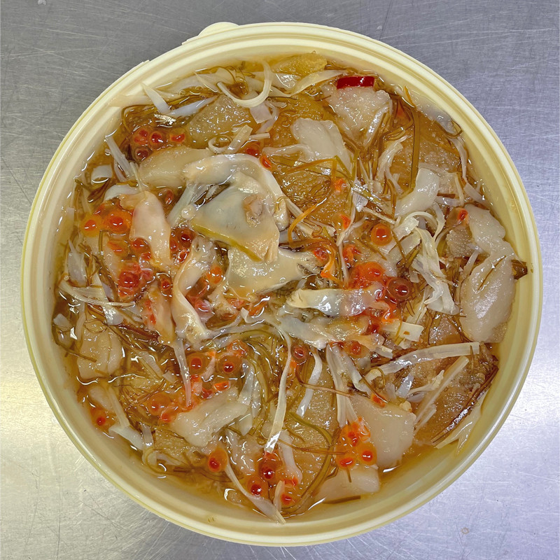 北海道蝦夷あわび・いくら・帆立松前漬【送料込み】