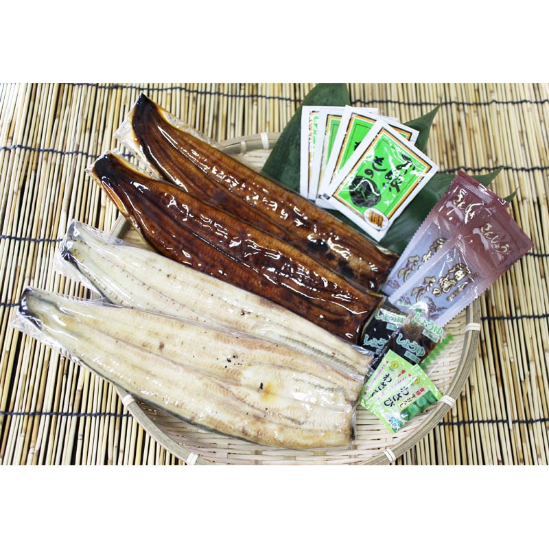 浜松・浜名湖産うなぎ蒲焼白焼 4人前(蒲2・白2)