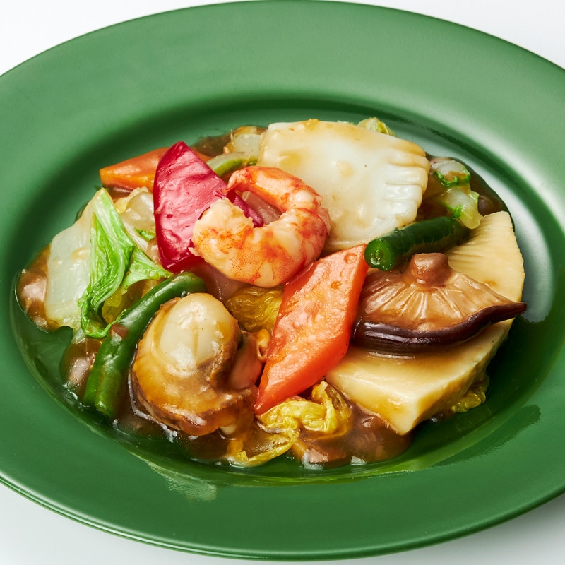「四陸」かに玉と八宝菜【送料込み】