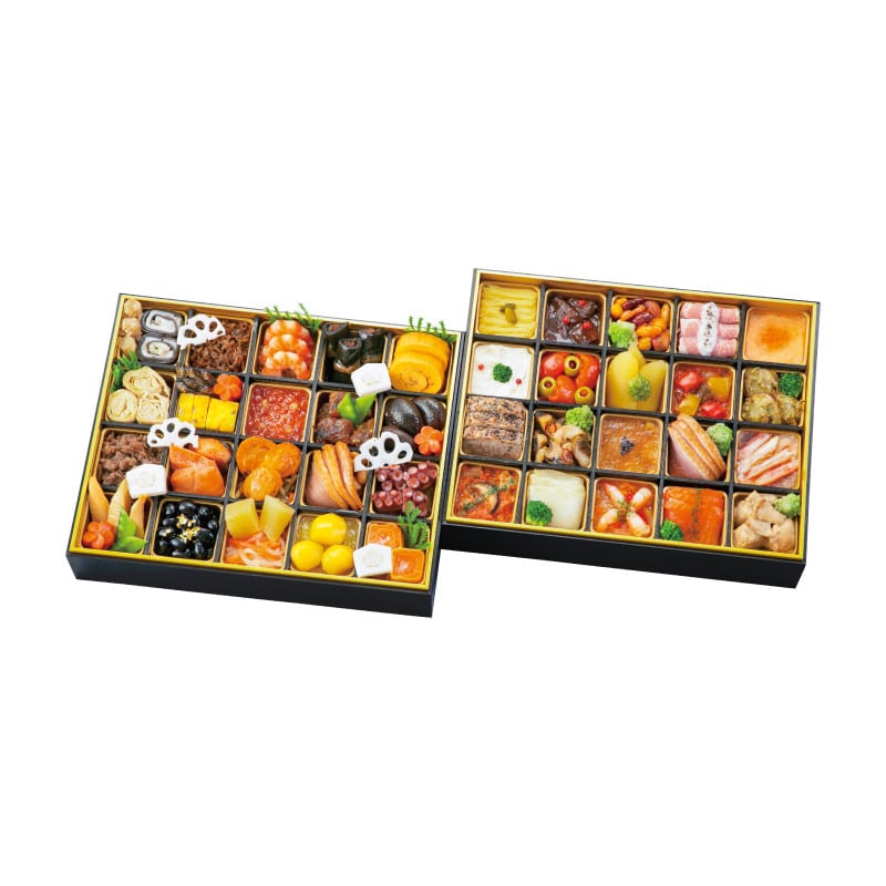 【おせち】京料理 たん熊北店&ラ・ベットラ・ダ・オチアイ (和洋) 二段重 12月31日(木)<大晦日>お届け