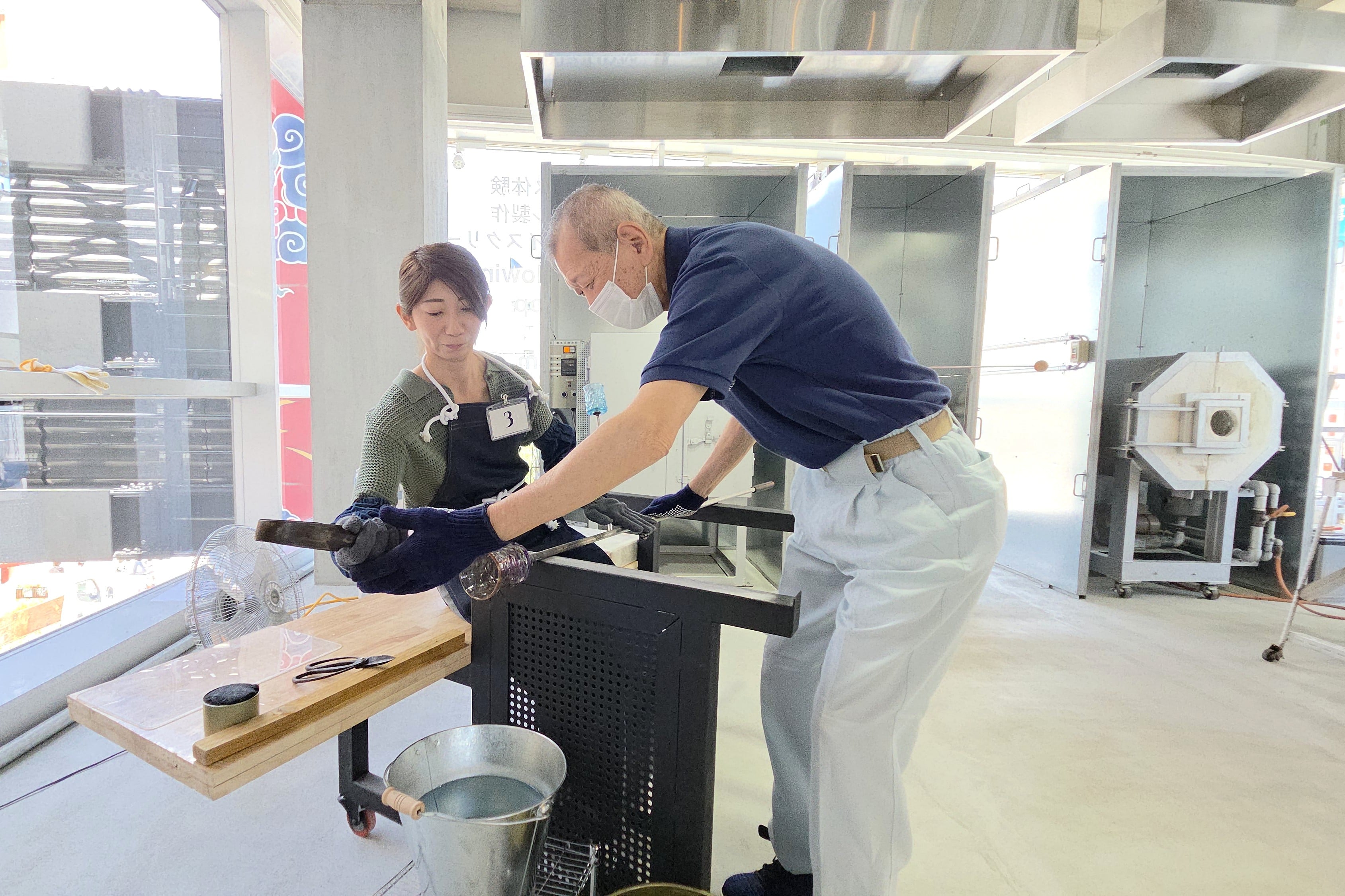 【Do OKINAWA】 吹きガラス体験