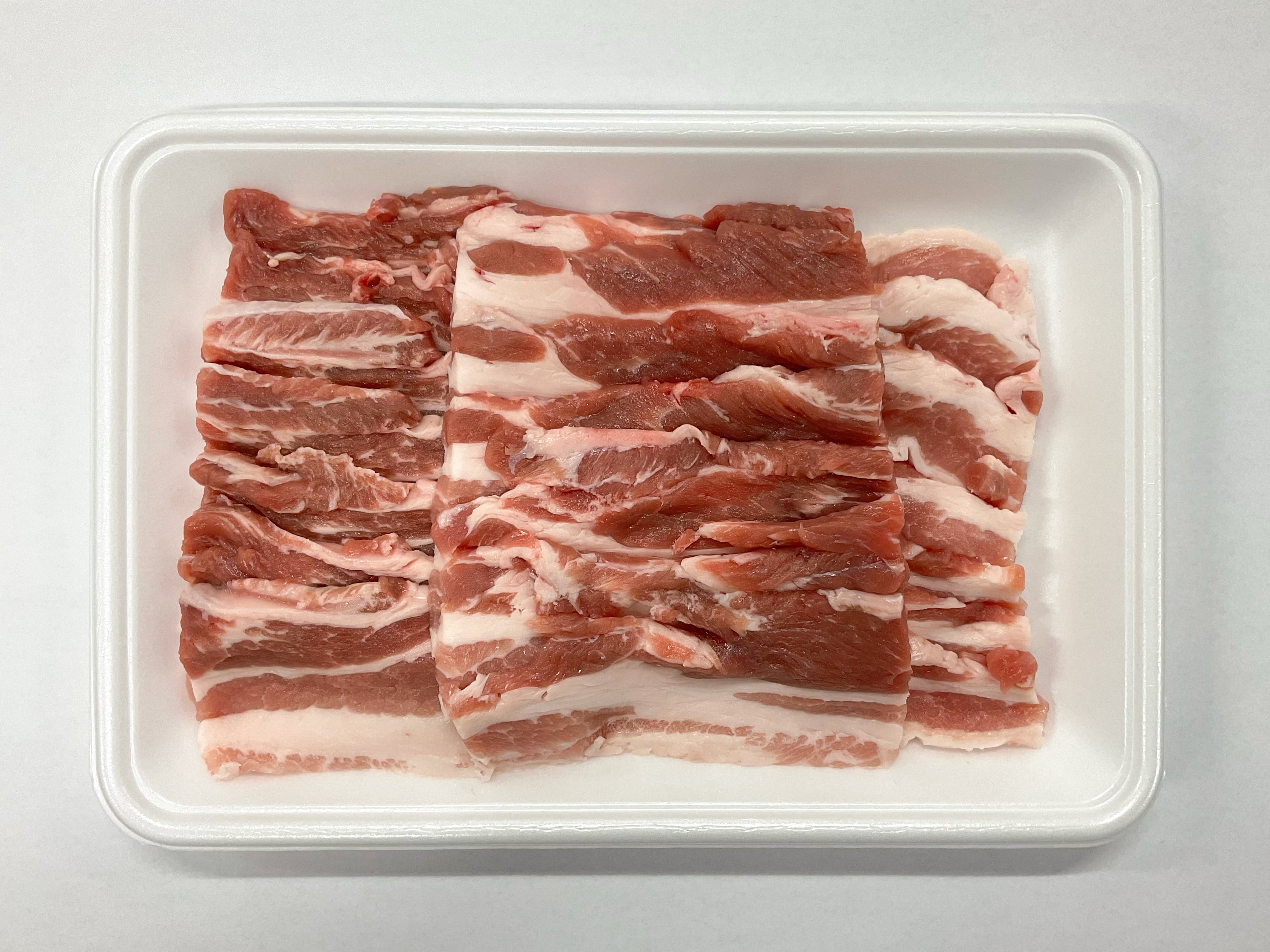 【お歳暮】 山形 天元豚 ばら焼肉用450g (送料込)