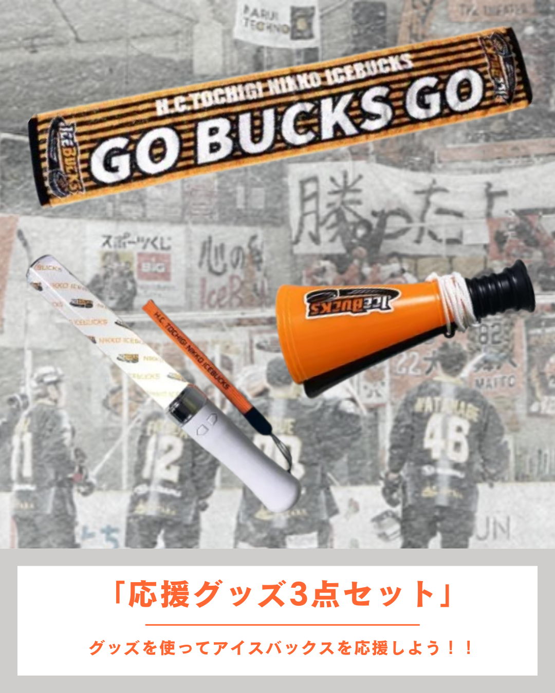 観戦グッズ詰め合わせ【H.C.栃木日光アイスバックス】