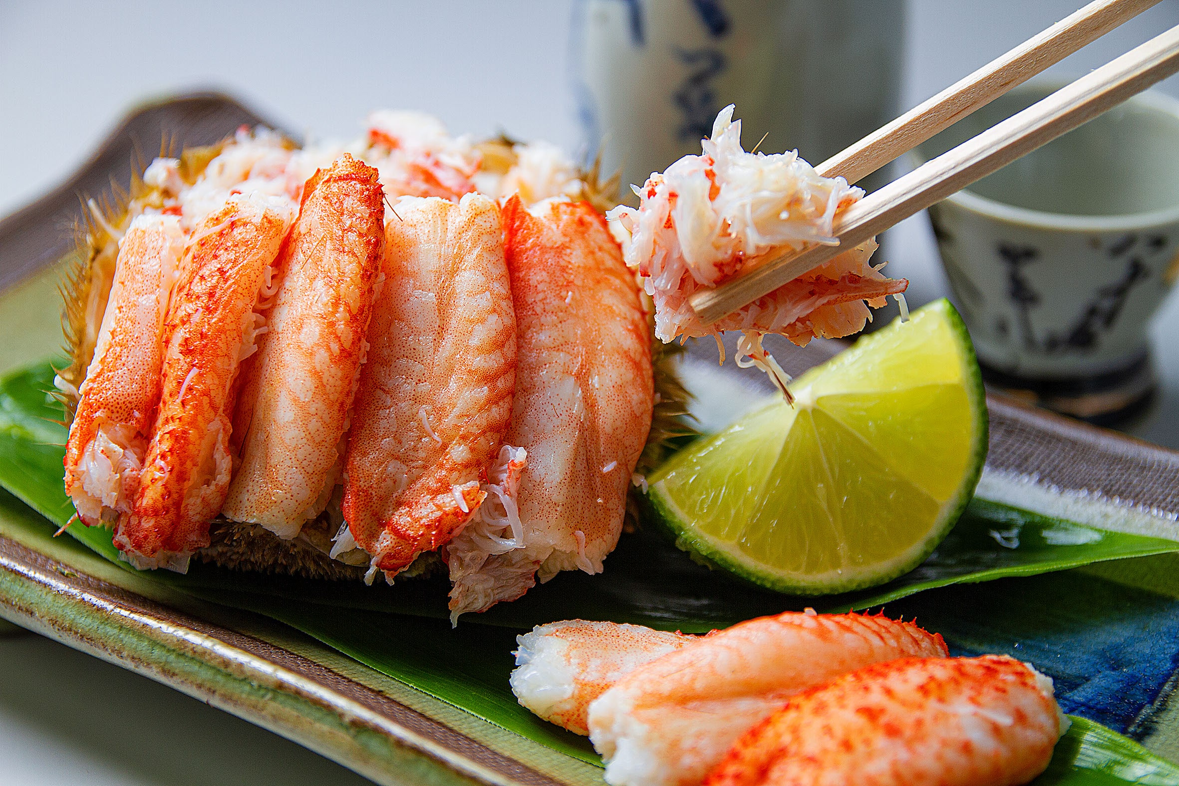 時鮭毛カニ甲羅盛セット【函館朝市 新鮮喰味】