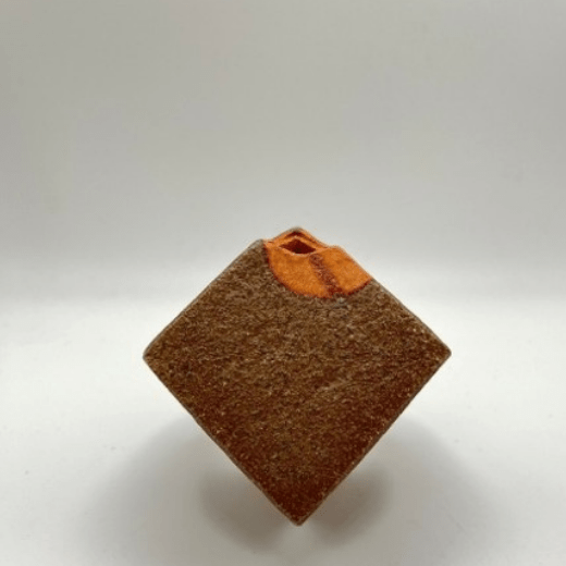 【備前焼】cube花器 作家:御幡康照