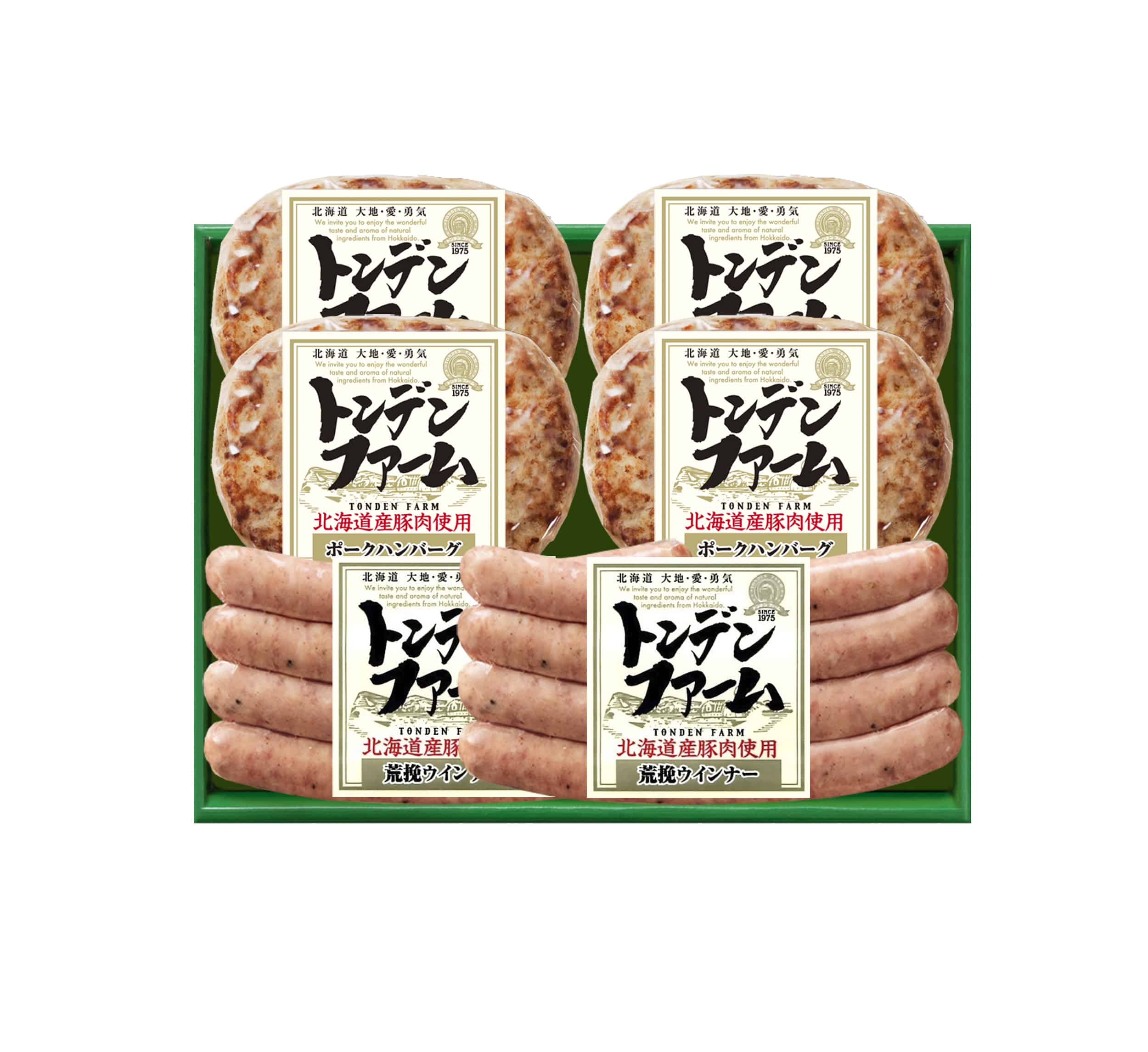【お歳暮】北海道産のポークハンバーグとウインナーセット HW-50 (トンデンファーム) 冬の味コレ!