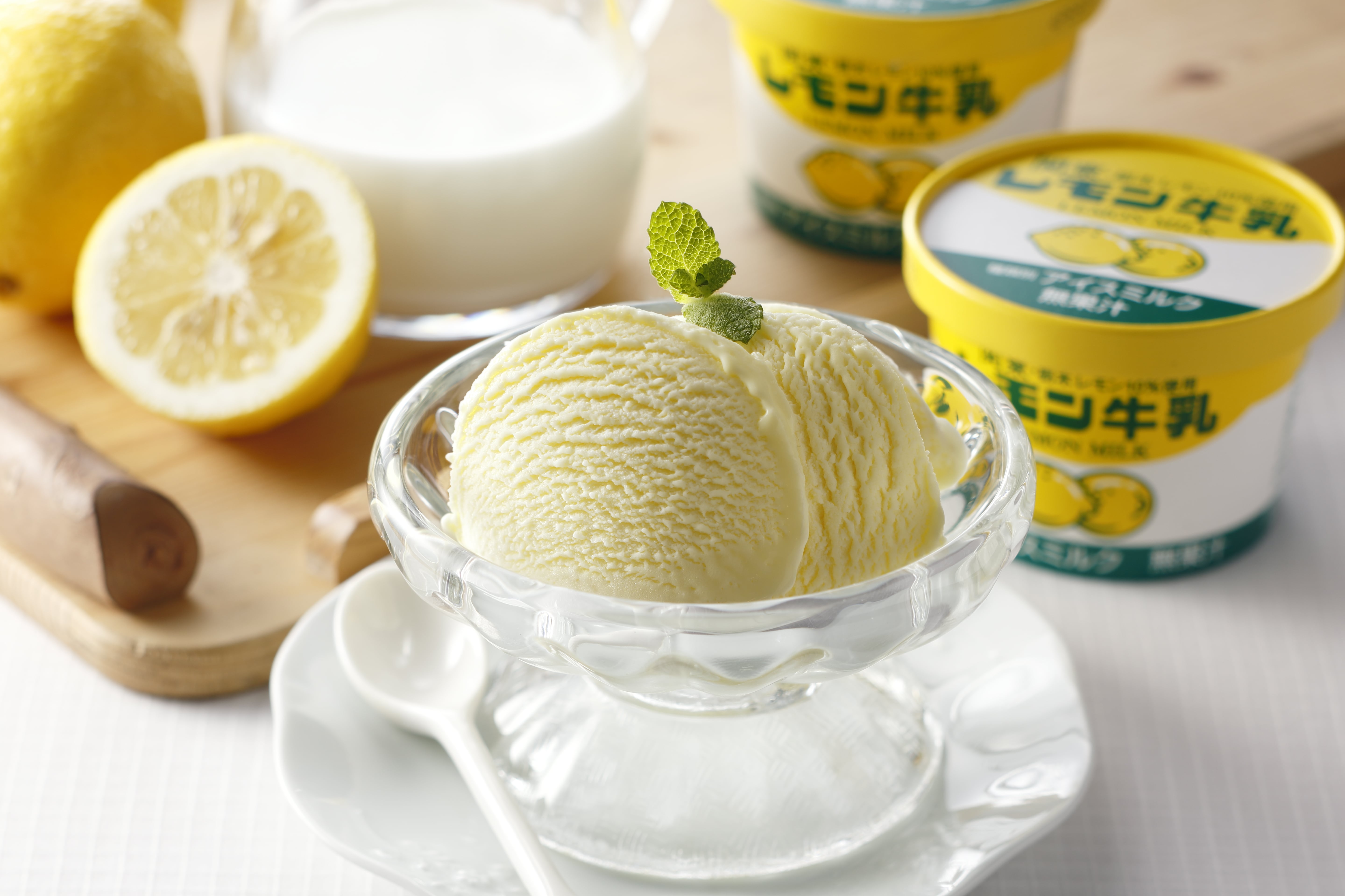 栃木 レモン牛乳カップアイス