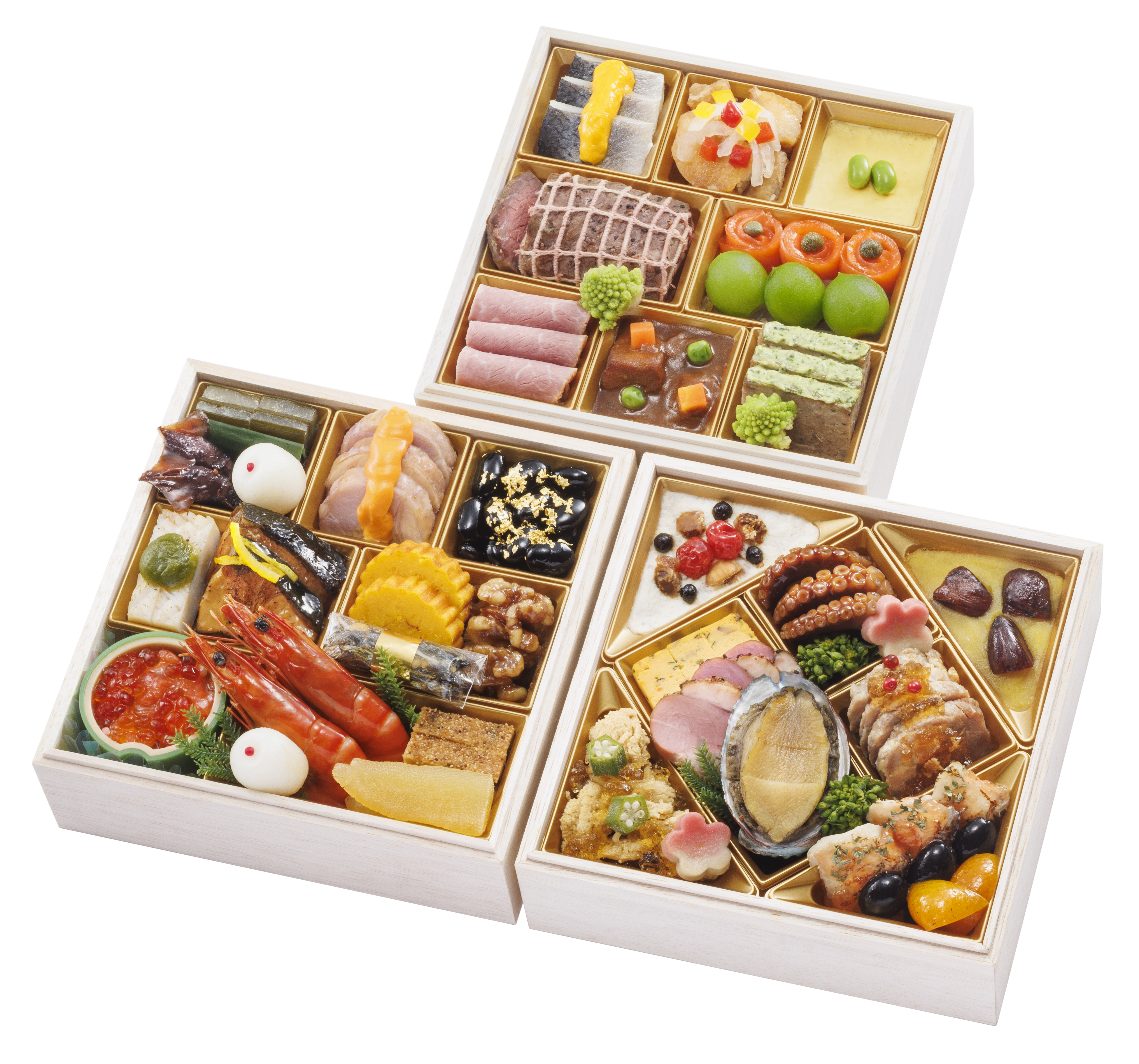【おせち】千里山荘 おせち料理和洋三段重(送料込)
