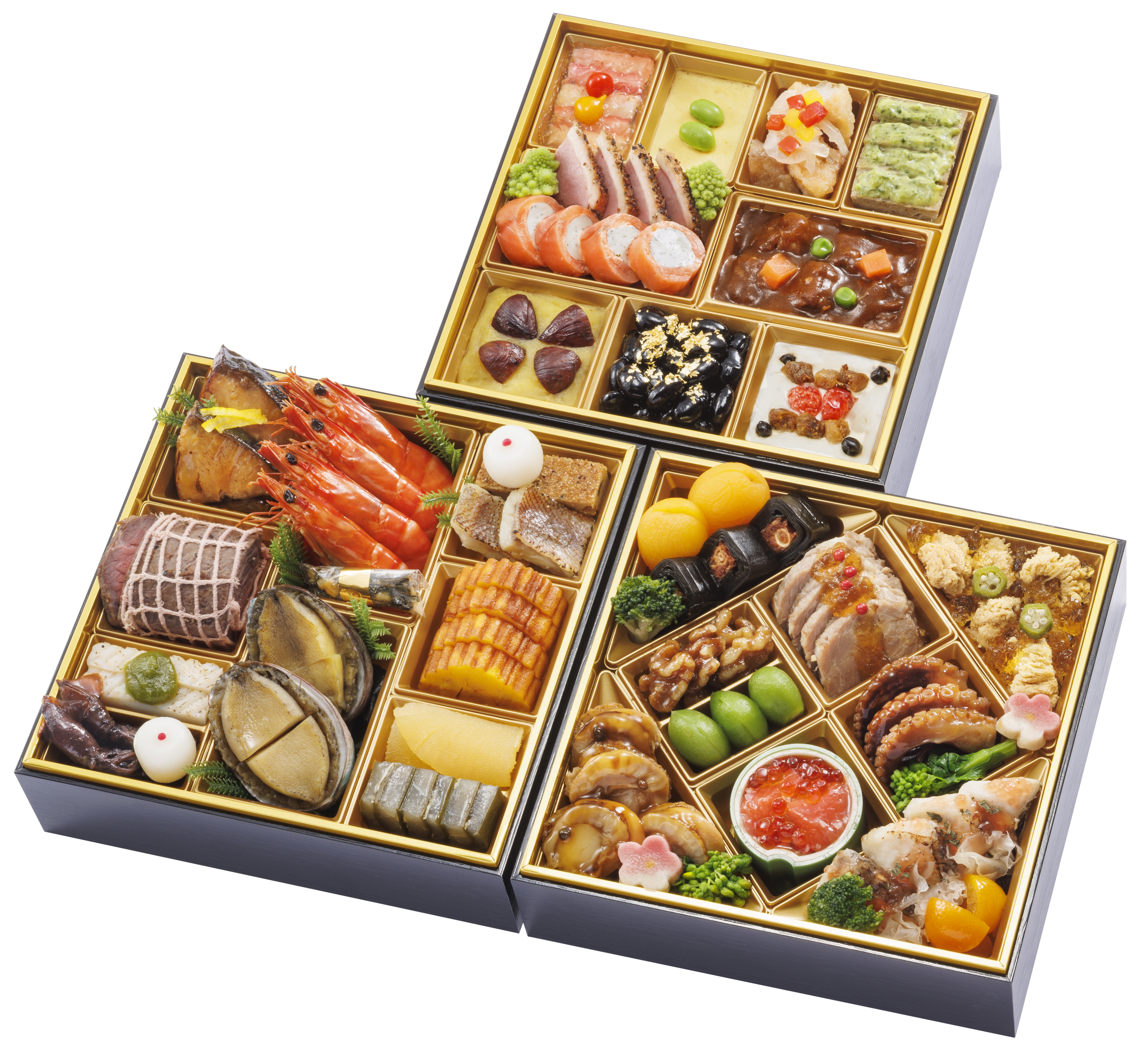 【おせち】千里山荘 おせち料理三段重(送料込)