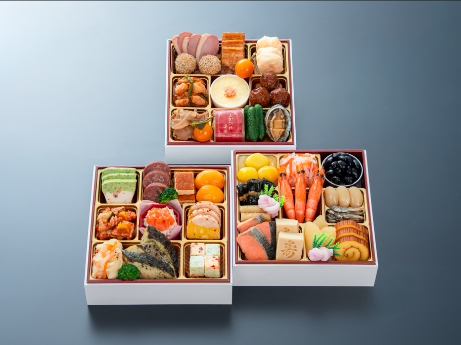 【おせち】千賀屋謹製 迎春おせち料理「華千歳」 和洋中三段重(送料込)
