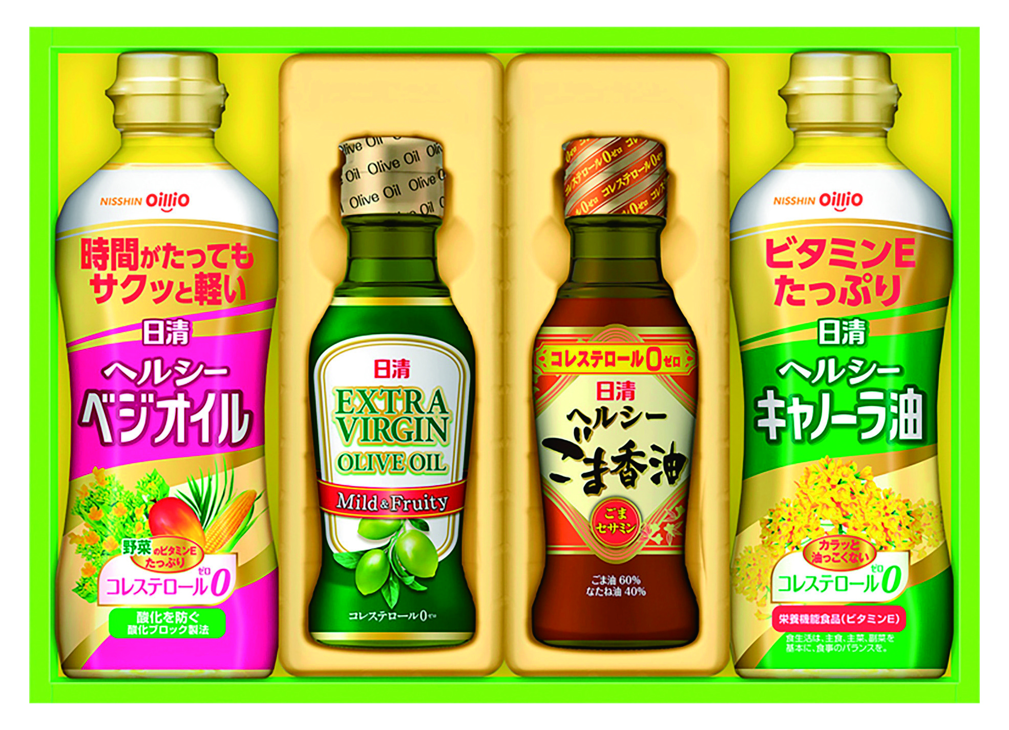 【お歳暮】 日清オイリオ オリーブオイル&バラエティオイルギフトセット (送料込)