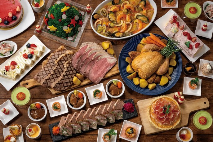 【クリスマス2025】 Xmas スペシャル ランチビュッフェ -カフェレストラン オアシス