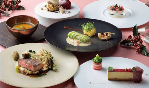 【クリスマス2025】炭焼きフレンチ 簾 夜宴の灯火2025 【乾杯シャンパン付】