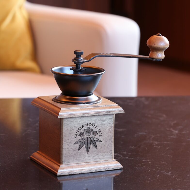 オリジナル　コーヒーミル（笹竜胆）