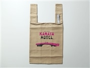 エコバック　神橋柄　ゴムバンド付き（ベージュ）