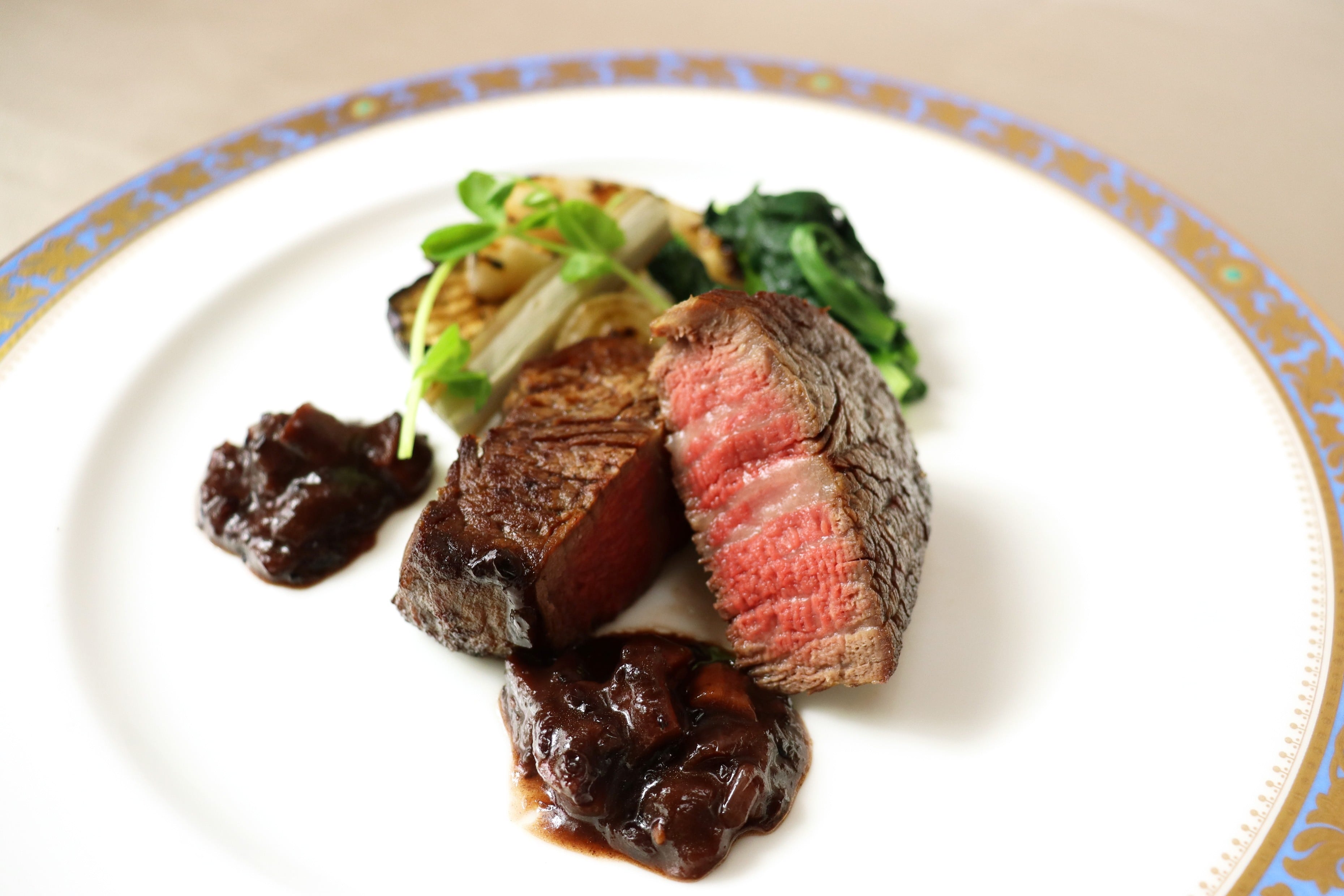 【中禅寺金谷ホテル】那須野が原牛ステーキランチ