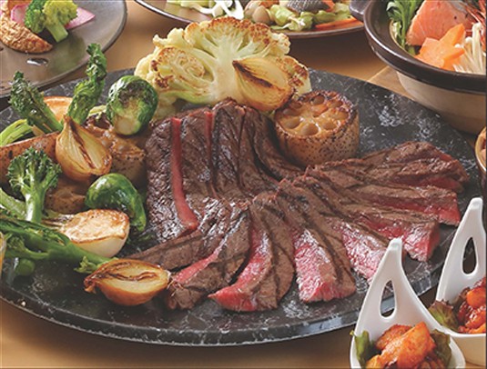 ステーキカッティング