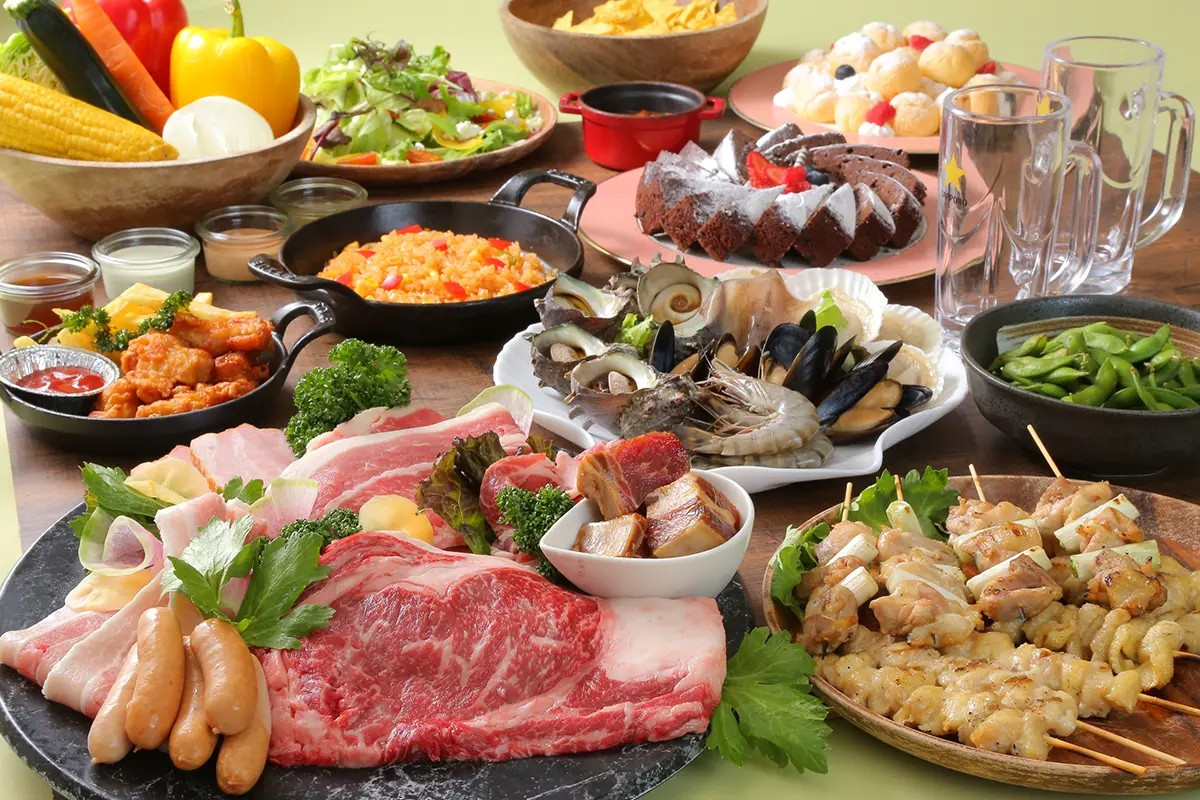 【7/9～9/26開催│ディナー】サマーガーデンBBQ│成田東武ホテル　レストラン オアシス