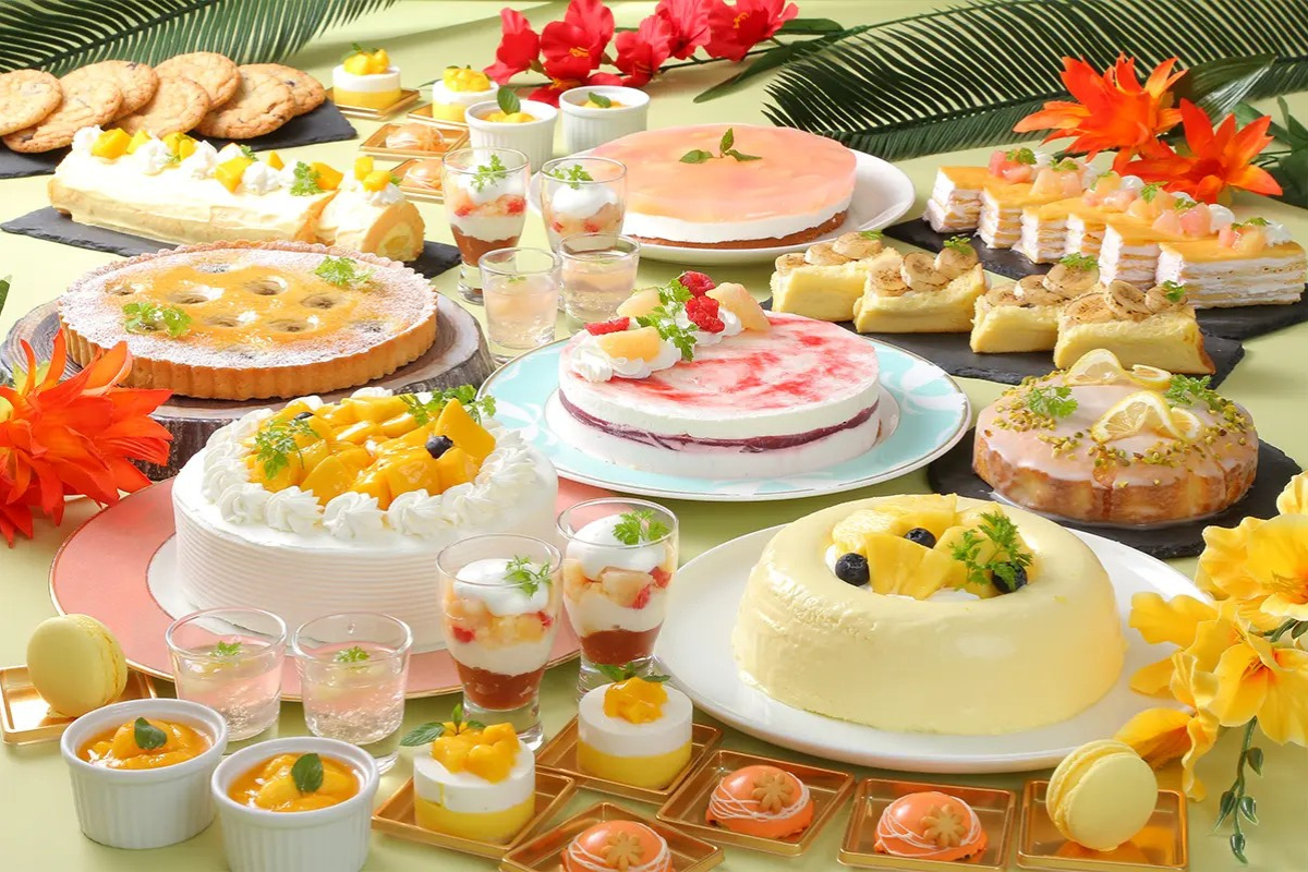 【7/4～8/30 土日祝限定│ランチ】桃とマンゴーのスイーツフェア│成田東武ホテル　レストラン オアシス