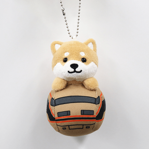 旅するマメしば×スペーシア日光詣ぬいぐるみボールチェーン