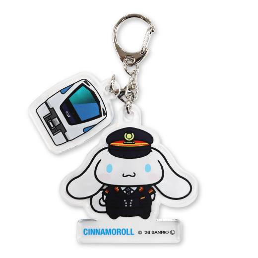 サンリオキャラクターズ　アクリルキーホルダー（シナモロール）