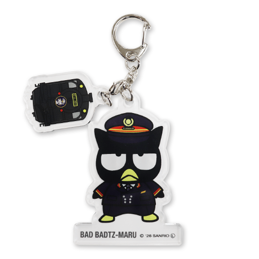 サンリオキャラクターズ　アクリルキーホルダー（バッドばつ丸）