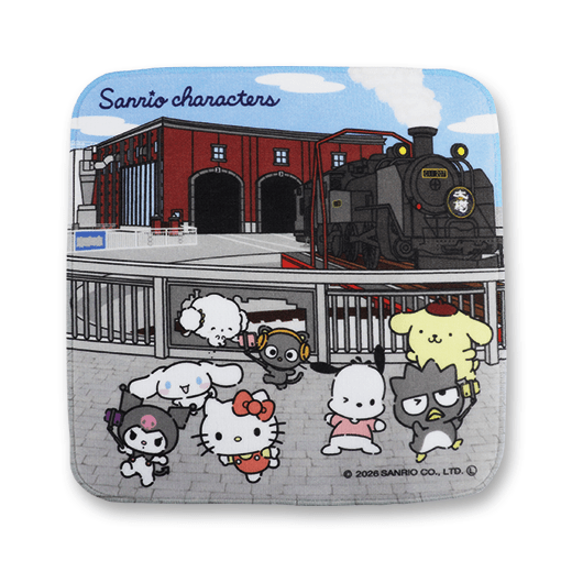 サンリオキャラクターズ　プリントプチタオル（ＳＬ転車台広場）