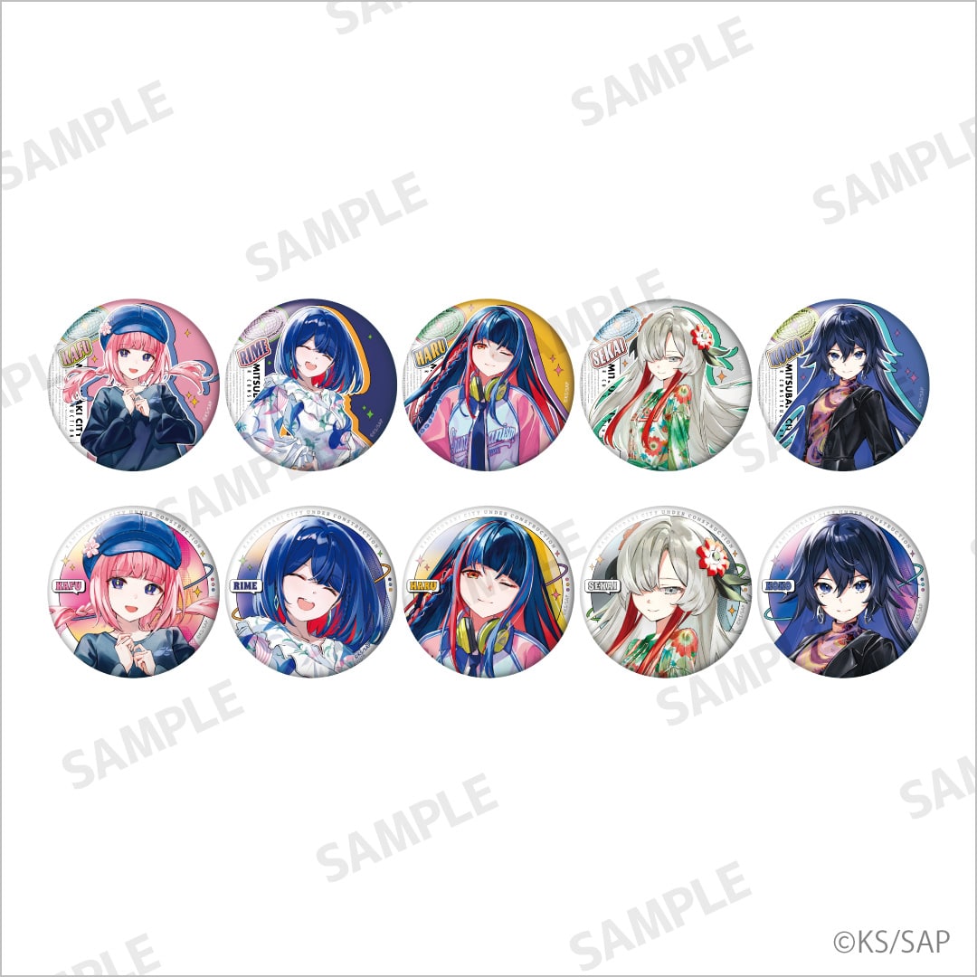 神椿市建設中。 トレーディング缶バッジ（等身/全10種） 単品