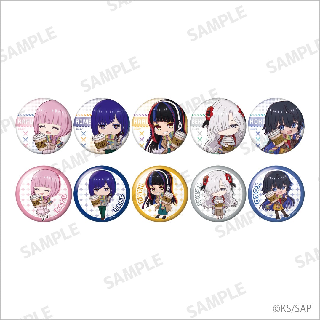 神椿市建設中。 トレーディング缶バッジ（ミニキャラ/全10種） 単品