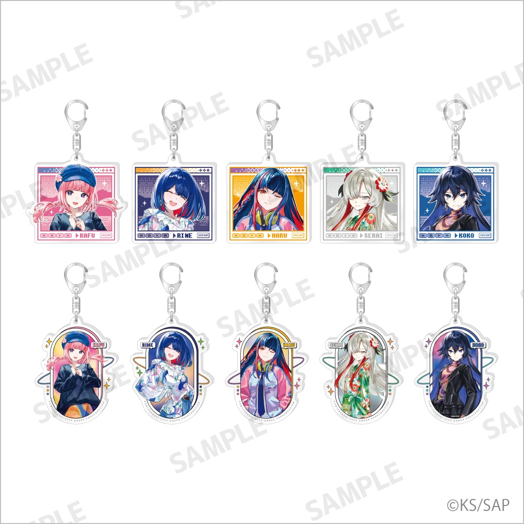 神椿市建設中。 トレーディングアクリルキーホルダー（等身/全10種） 単品