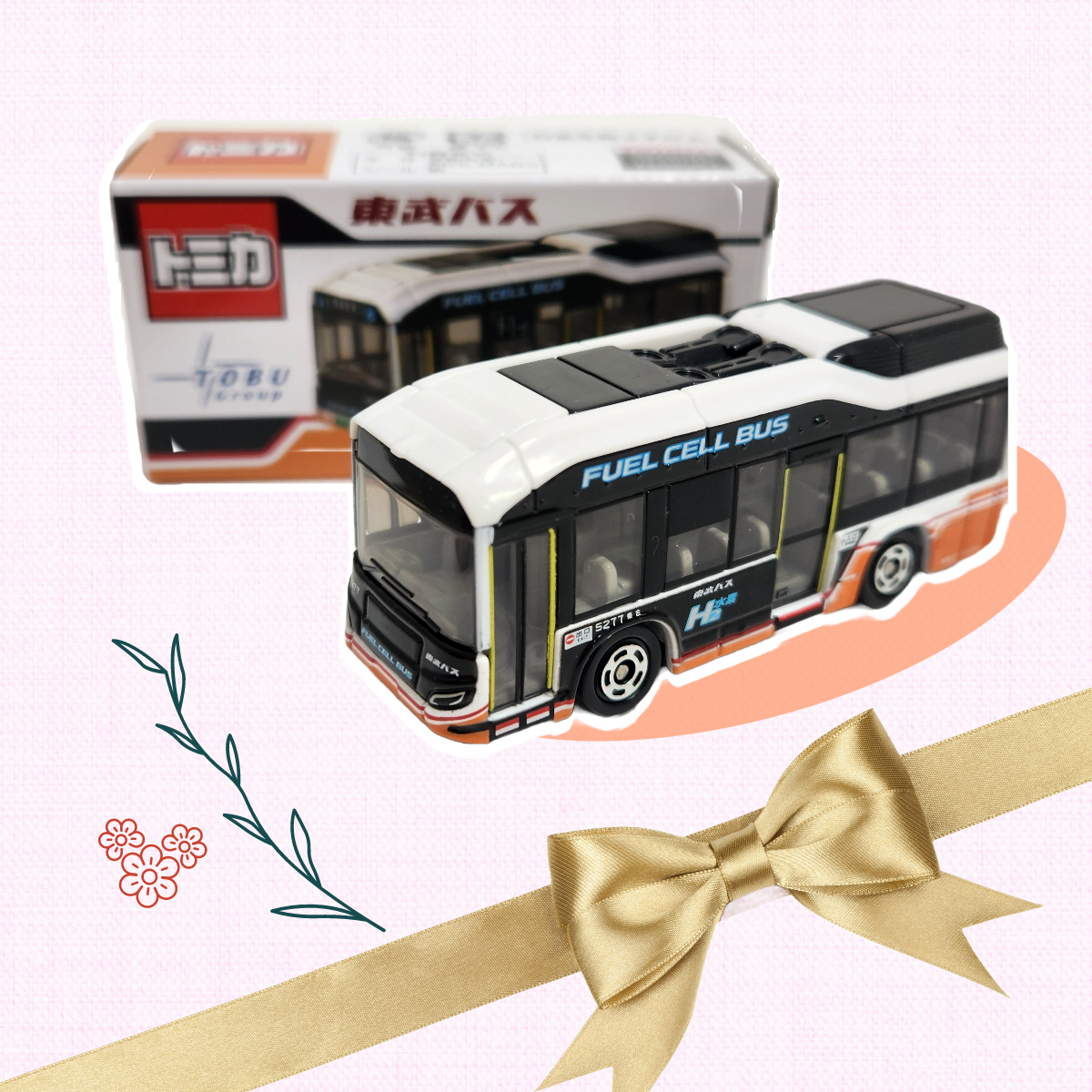 トミカ　燃料電池バス　TOYOTA SORA　(C)TOMY　№82　S＝1/137