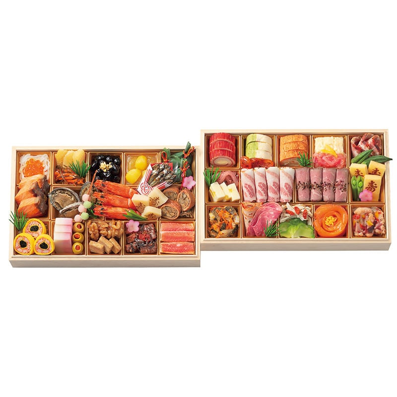 【おせち】東武オリジナル 京・料亭 わらびの里（和洋）オードブル二段重　12月31日(水)お届け