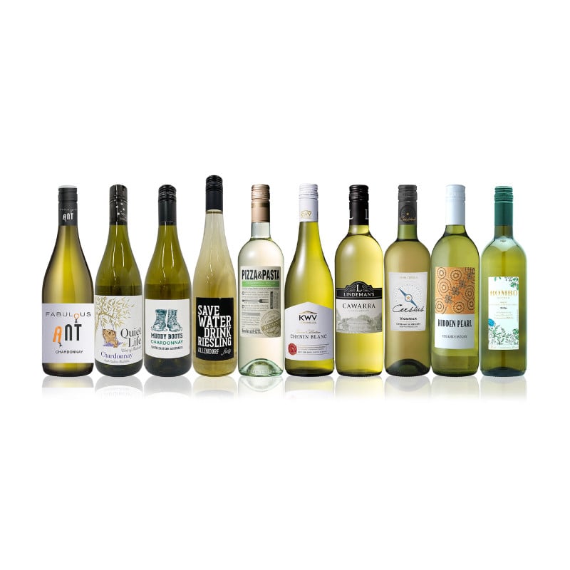 ［リカーショップ］世界の白ワイン 飲みくらべ 10本セット