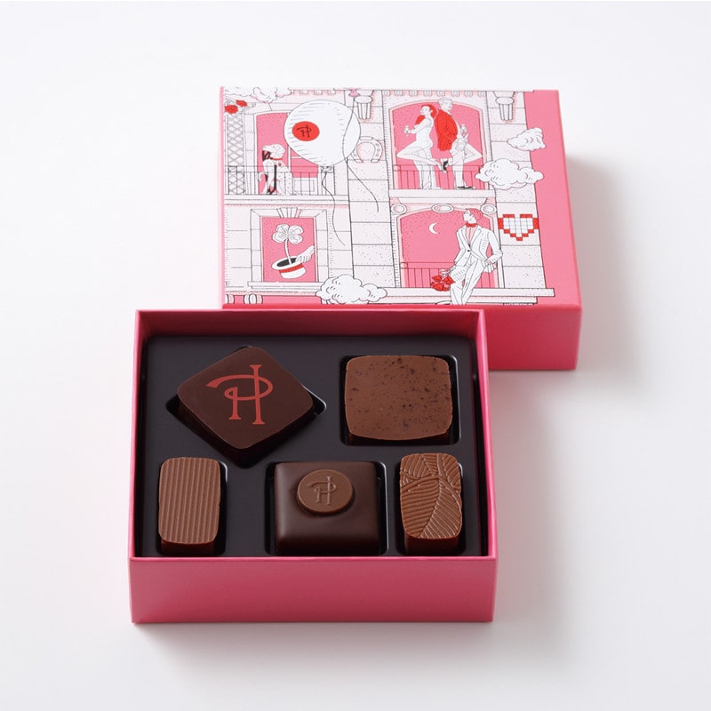 ［ピエール・エルメ・パリ］アソリュティマン ド ショコラ5個入り　2/1（日）より順次お届け