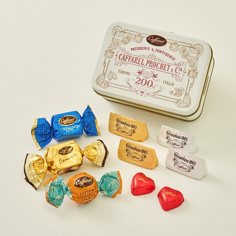 ［カファレル］カファレル 200周年スクエア缶　2/1（日）より順次お届け