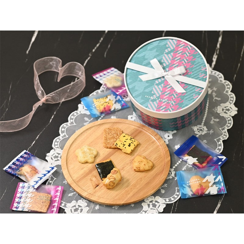 ［赤坂柿山］レトロサークルボックス　2/1（日）より順次お届け