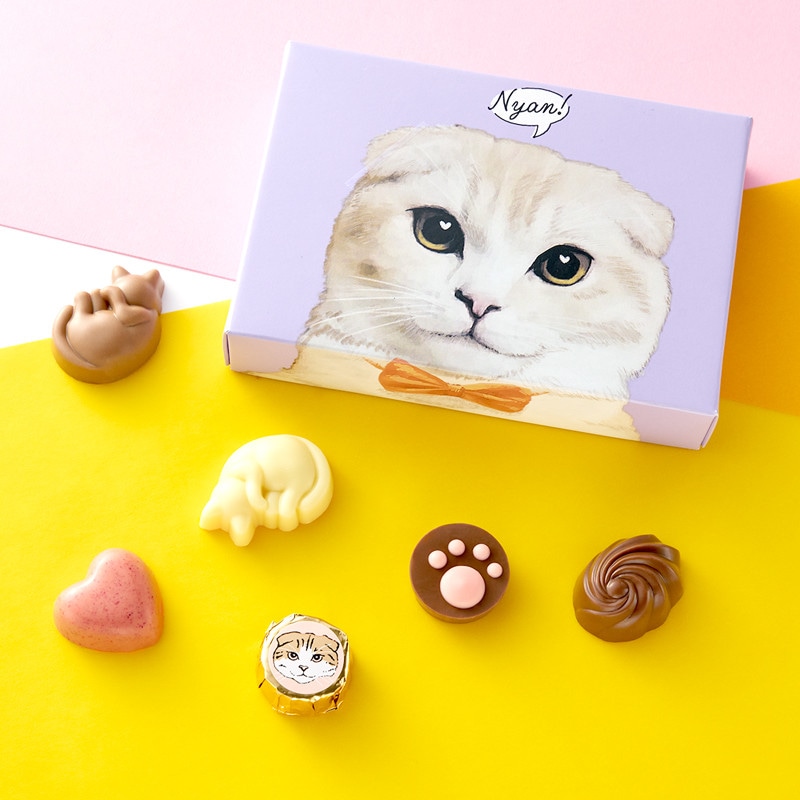 ［メリーチョコレート　ねこみゃみれ］にゃそーてっどチョコレート　2/1（日）より順次お届け